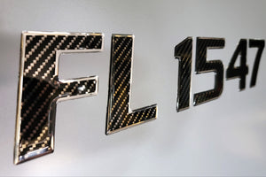 boat numbers and letters raised